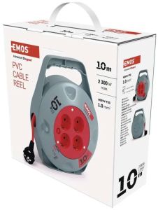 Kabelbox H05 3x1qmm 10m grijs/rood - Afbeelding 2