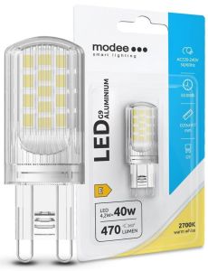 Modee LED steek G9 230V 4,2-40W 2700K - Afbeelding 2