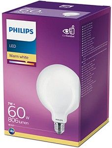 Philips LED Globe G120 E27 7-60W filament 2700K mat - Afbeelding 2
