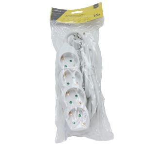 TCD RA 3-voudig 3m snoer zwart - Afbeelding 2
