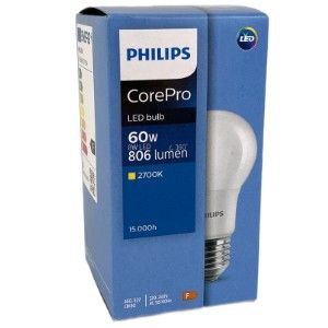 Philips LED GLS E27 8-60W 2700K mat - Afbeelding 2