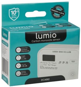 Koolmonoxidemelder op batterij LCD Lumio - Afbeelding 2