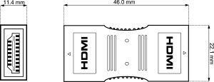 USB kabel A-male -> B-micro male 1,8m - Afbeelding 2
