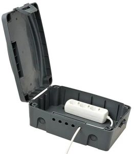 Aansluitbox XXL voor buiten IP54 grijs - Afbeelding 2
