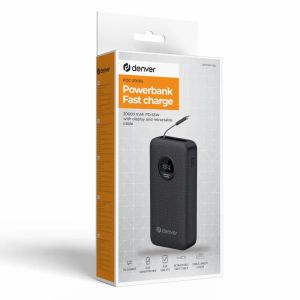 Powerbank 20.000mA zwart + led indicatie + 65W snelladen - Afbeelding 2