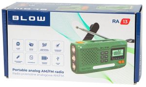 Radio AM/FM op zonne energie v2 + zaklamp + powerbank - Afbeelding 2