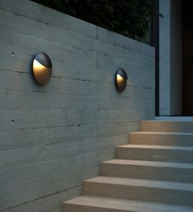 LED Wandlamp Valopin zwart 11W 3000K IP54 - Afbeelding 2