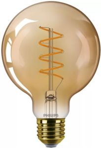 Philips LED Globe G95 E27 5,5-40W 2200K filament gold dimbaar blister - Afbeelding 2
