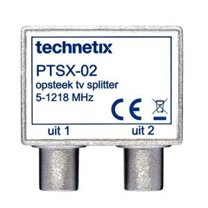 Coax opdruk verdeler 2-voudig IEC - TV splitter - Afbeelding 2