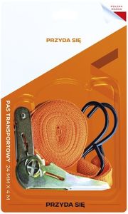 Spanband 24mm oranje 2 delig 4m - Afbeelding 2