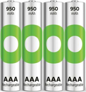 GP NiMH oplaadbare batterij AAA 950mA blister(4) - Afbeelding 2