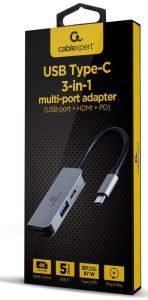 USB-C 3-in-1 multi adapter USB-C dock 3-voudig - Afbeelding 2