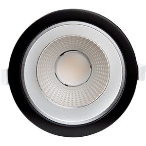 LED downlighter reflector 10W 3CCT dimbaar zwart - Afbeelding 2