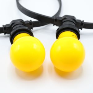 LED normaallamp GLS E27 geel 2W - Afbeelding 2