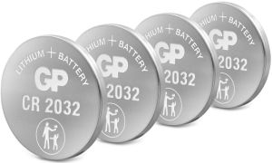 GP CR2032 lithium knoopcel batterij 3V blister(4) - Afbeelding 2