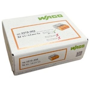 Lasklem 3-voudig mini 0,5-2,5mm doos(100) - Afbeelding 2