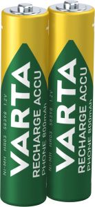 Varta NiMH oplaadbare batterij AAA 800mA PHONE blister(2) - Afbeelding 2