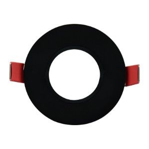 Inbouwspot vast rond 84mm zwart IP65 - Afbeelding 2