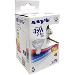 Energetic LED spot GU10 3,1-35W 2700K - Afbeelding 2