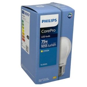 Philips LED GLS E27 8,5-75W 2700K filament mat - Afbeelding 2