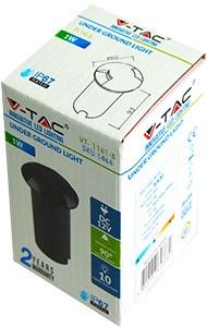 Grondspot LED 1W 3000K 12V IP67 zwart 2-zijden - Afbeelding 2