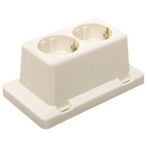 Deksel met dubbel stopcontact RA voor lasdoos HAF 3611 - Afbeelding 2