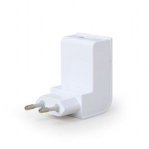 USB lader haaks wit 2100mA - Afbeelding 2