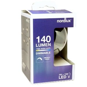 Nordlux LED Globe G95 E27 5-15W 1800K filament spiraal grey dimbaar - Afbeelding 2
