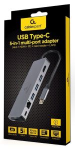 USB-C 5-in-1 multi adapter USB-C dock 5-voudig - Afbeelding 2