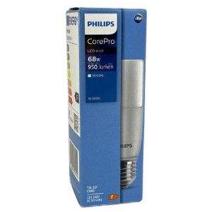Philips LED buislamp T38 E27 9,5-68W 3000K mat - Afbeelding 2