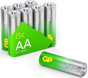 GP Super Alkaline batterij AA blister(8) - Afbeelding 2