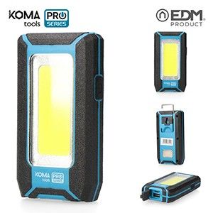 Koma tools oplaadbare COB looplamp/ Powerbank - Afbeelding 2