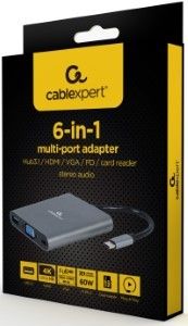 USB-C 6-in-1 multi adapter USB-C dock 6-voudig - Afbeelding 2