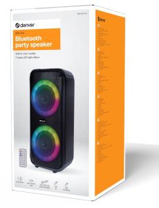 Bluetooth party speaker 200W oplaadbaar met lichteffect - Afbeelding 2