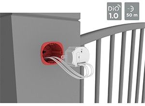 DiO Ontvanger poortmodule 230V met potentiaalvrij contact - Afbeelding 2