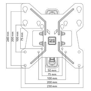 TV wandbeugel WM2251 One For All - Afbeelding 2