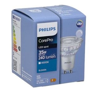 Philips LED spot GU10 3-35W 4000K dimbaar - Afbeelding 2