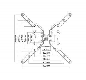 TV wandbeugel WM2441 One For All - Afbeelding 2