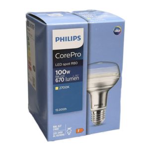 Philips LED R80 E27 8-100W 2700K - Afbeelding 2