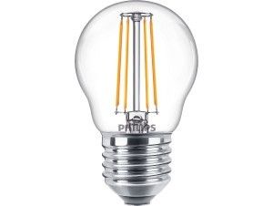 Philips LED kogel E27 4,3-40W 2700K filament helder blister - Afbeelding 2