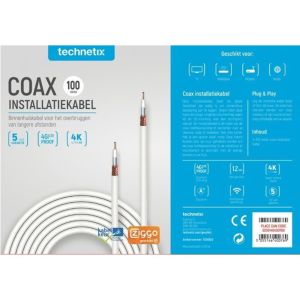 Coax kabel haspel 100m shop 4G - Afbeelding 2