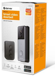 WiFi video deurbel draadloos + plugin gong SMART Wi-Fi TUYA - Afbeelding 2