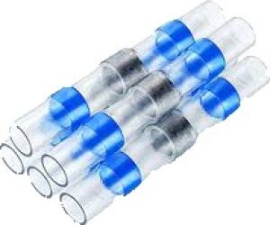 Krimpkous soldeerconnector 1,5 - 2,5mm blauw zak(50) - Afbeelding 2