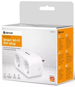 Slimme stekker 3600W WiFi 2-voudig Denver - Afbeelding 2