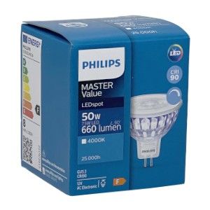 Philips LED spot GU5.3 12V 7,5-50W 4000K dimbaar - Afbeelding 2