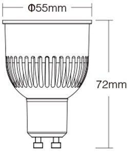 RGB-CCT LED GU10 6W RF 2.4G - Afbeelding 2