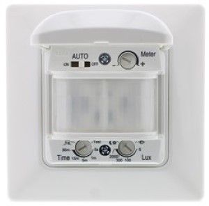 Bewegingsmelder IR inbouw wand wit 2-draads - Afbeelding 2