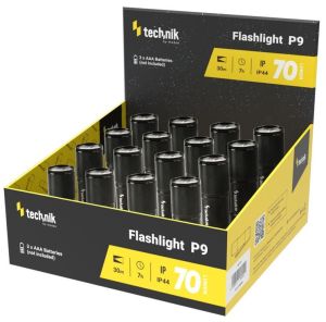 Technik LED zaklamp P9 aluminium 3xAAA 70 lumen - Afbeelding 2