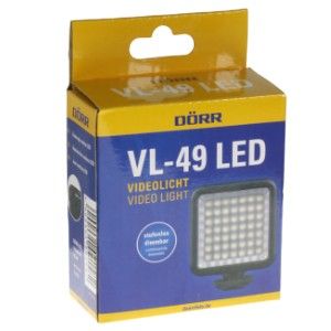 Videolamp LED op batterijen dimbaar 6000k - Afbeelding 2