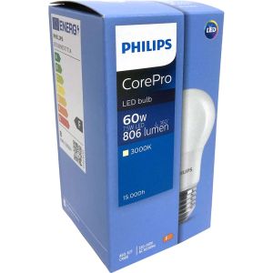 Philips LED GLS E27 7,5-60W 3000K mat - Afbeelding 2
